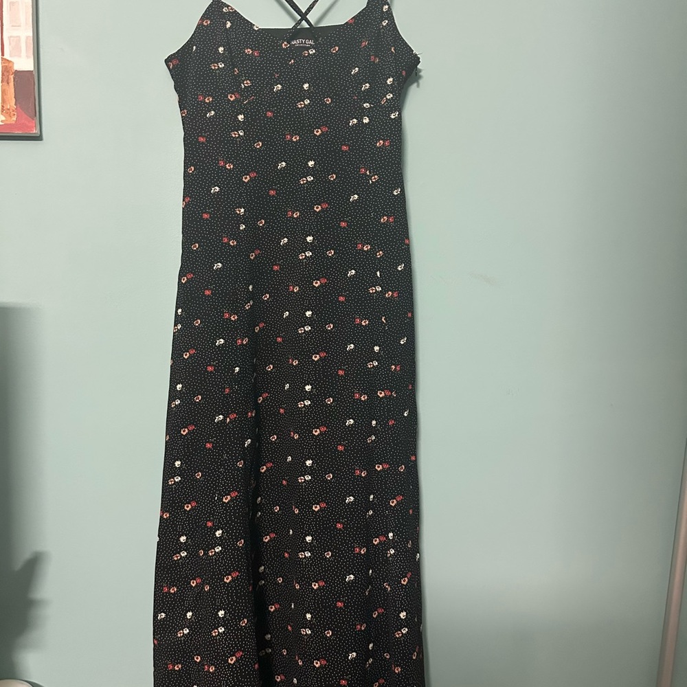 Black Floral Dress